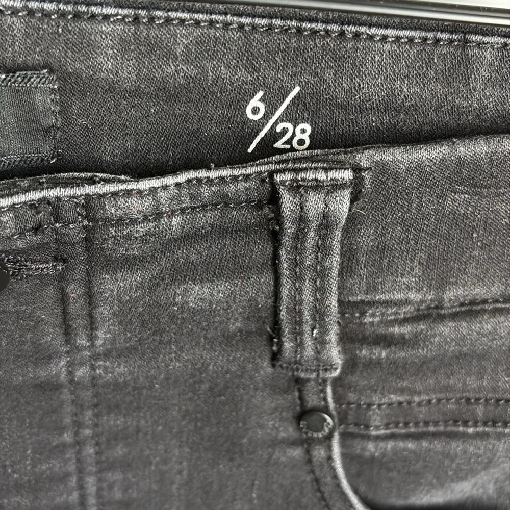 Liverpool Black Skinny Pull On Jeans Size 28 - Picture 8 of 16